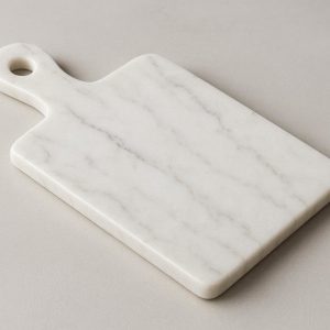 Marble Small Cutting Board Elegant for Serving and Light Prep Work
